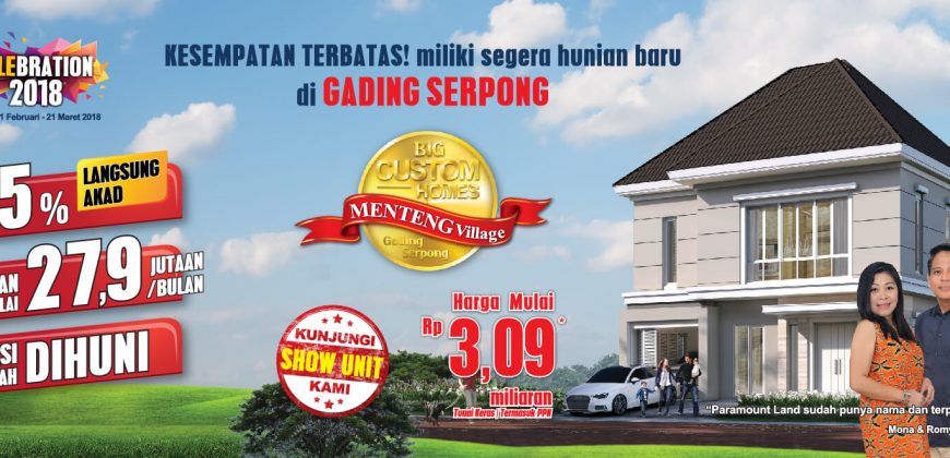 MENTENG VILLAGE @Gading Serpong